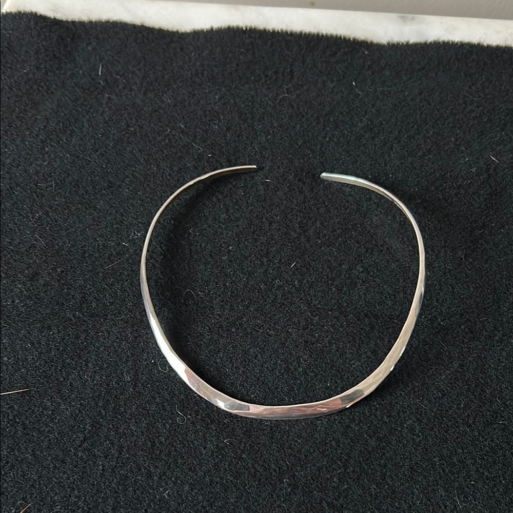 Elegant Vintage Sterling Silver Choker Necklace